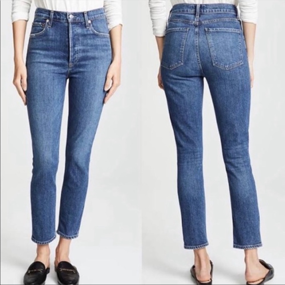 Agolde Nico High Rise Slim Fit Jean